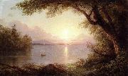 Frederic Edwin Church Landscape in the Adirondacks Sweden oil painting artist